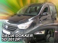Protiprůvanové plexi, ofuky oken Dacia Dokker 5D 2012r =>, predné