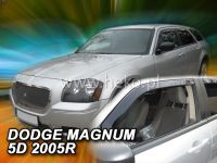 Plexi, ofuky bočních skel Dodge Magnum 5D 2005-2008r, sada přední