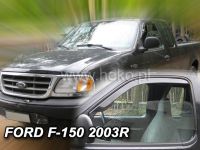 Protiprůvanové plexi, ofuky oken Ford F-150 XLT 2D 99-2003r =&gt;, 2ks predné