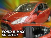 Protiprůvanové plexi, ofuky oken Ford Focus B MAX 5D 2012r, 4ks predné+zadné