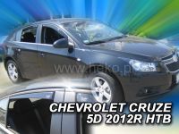 Plexi, ofuky Chevrolet Cruze 5D, htb, 2011 =>, přední + zadní HDT