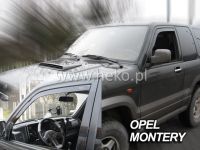 Protiprůvanové plexi, ofuky oken Opel Monterey 3/5D 92-2000Rr, 2ks přední