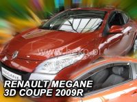 Plexi, ofuky RENAULT Megane Coupe 3D, 2009 =>, přední HDT