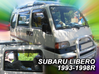 Plexi, deflektory bočných skiel Subaru Libero 1993-1999r, 4ks přední+zadní