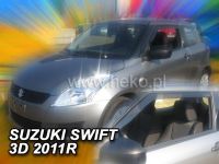 Plexi, deflektory bočných skiel Suzuki Swift 3D 11.2010r =>