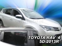 Protiprůvanové plexi, ofuky oken Toyota Rav 4 5D 2012-2019r, 4ks predné+zadné HDT