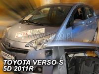 Protiprůvanové plexi, ofuky oken Toyota Verso-S 5D 2011r =>, 4ks predné+zadné