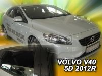 Protiprůvanové plexi, ofuky oken Volvo V40 5D 2012r =>, 4ks predné+zadné HDT
