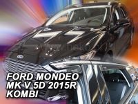 Protiprůvanové plexi, ofuky oken Ford Mondeo 5D 2015r => htb, 4ks predné+zadné HDT