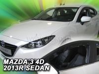 Protiprůvanové plexi, ofuky oken Mazda 3 4/5D sed/htb 2013r =>, 2ks predné