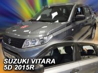 Plexi, deflektory bočných skiel Suzuki Vitara II 2014r =>, 4ks přední+zadní