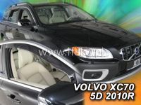 Protiprůvanové plexi, ofuky oken Volvo V/XC70 5D 2007r =>, 2ks predné HDT
