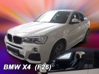 Plexi, ofuky bočních skel BMW X4 F26 5D 2013r =>, front, sada přední