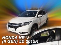 Protiprůvanové plexi, ofuky oken Honda HRV 5D 2015r =>, 2ks predné