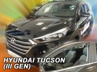 Protiprůvanové plexi, ofuky oken Hyundai Tucson 5D 2015r =>, 2ks predné HDT