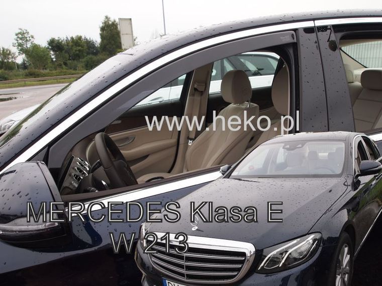 Protiprůvanové plexi, ofuky oken Mercedes E W213 4D 2016r =>, 2ks predné HDT