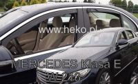 Protiprůvanové plexi, ofuky oken Mercedes E W213 4D 2016R =>, 4ks predné+zadné