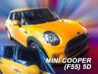Protiprůvanové plexi, ofuky oken Mini Cooper - One (F55) 5D 2014r =>, 4ks přední+zadní