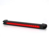 Svetlo brzdové LED 12V s červeným sklom W28