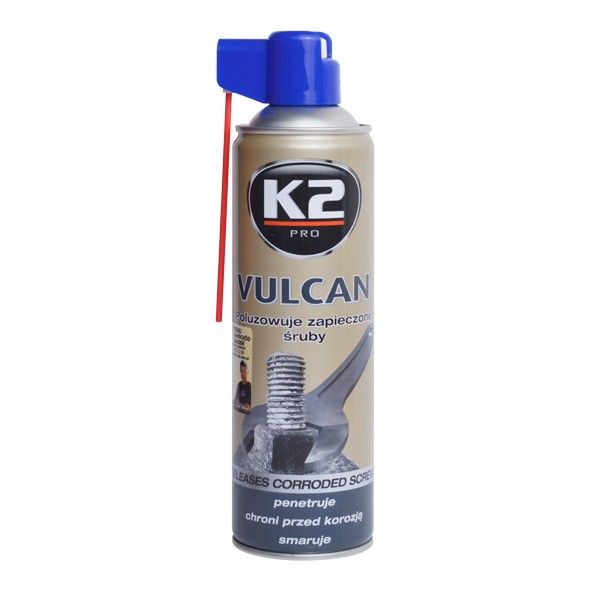 K2 VULCAN 500 ml - prípravok na uvoľňovanie zhrdzavených spojov, W115 K2 (Poland)
