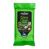 FALCON GLASS CLEAN 30 ks LEMON - čistiace obrúsky na sklá, F1524