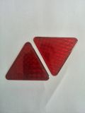 Odrazka trojuholník červená Poloplast, samolepiaca