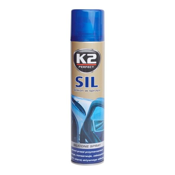 Silikónový olej profesionálny produkt pre údržbu predmetov z gumy a plastov 300ml K2 (Poland)