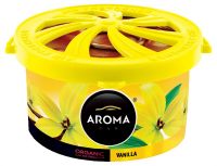Osviežovač vanilka Aroma ORGANIC Vanilla 40g, do auta skrine, šuplíkov
