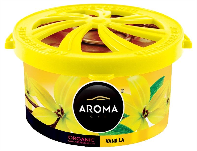 Osviežovač vanilka Aroma ORGANIC Vanilla 40g, do auta skrine, šuplíkov AROMA CAR