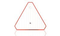 Odrazka trojuholník 12,5cm s dierami