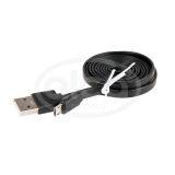 Micro USB 2.0 kabel, černý, 1m, Alca 510613