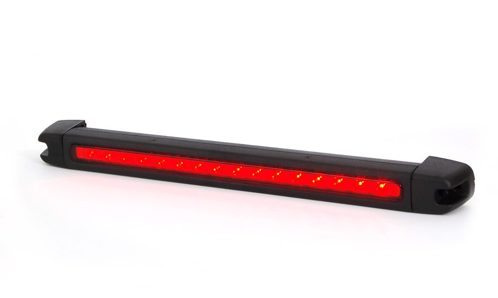 Svetlo brzdové LED 24V s červeným sklom W28 Was (Poland)