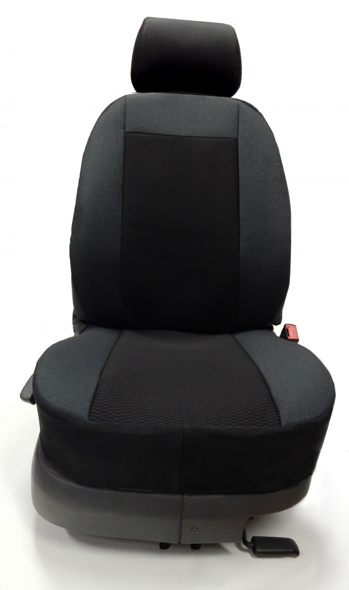 Autopoťahy čierne Fabia III sed. vcelku + operadlo delené + airbag ODERON