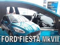 Plexi, ofuky bočních skel Ford Fiesta 5D 2017r =>, přední
