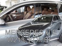 Plexi, deflektory bočných skiel Mercedes E W213 4D combi 2016 =>, předné+zadné 