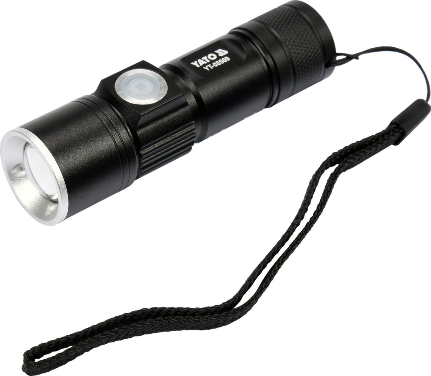 Celokovová LED svietidlo XT-E CREE 5W USB, 350 lm, Li-ion světo až do vzdálenosti 150 m Compass