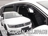 Protiprůvanové plexi, ofuky oken Volkswagen Tiguan 5D 2017r =>, 4ks predné + zadné