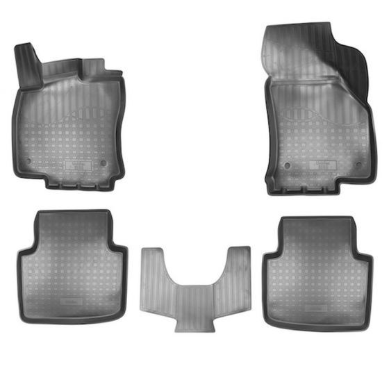 Gumové koberce Mitsubishi Pajero Sport III 3D 2015 Norplast