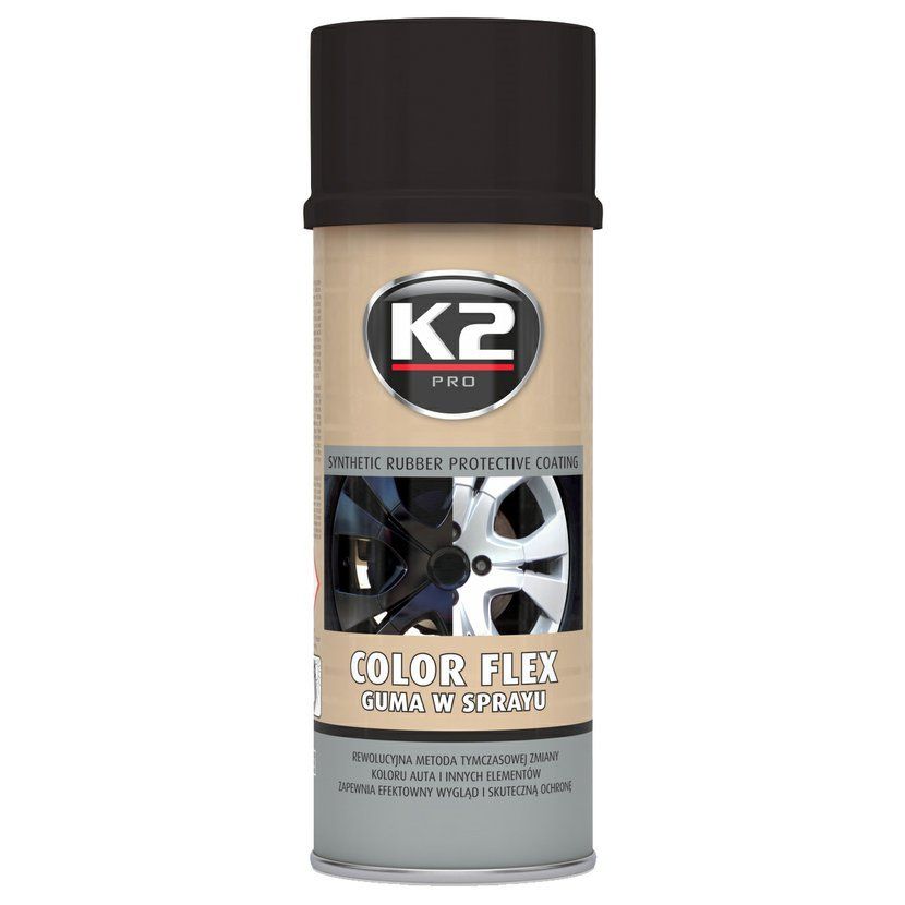 K2 BRAKE CALIPER PAINT 400 ml STRIEBORNÁ - farba na brzdové strmene a bubny, L346SR K2 (Poland)