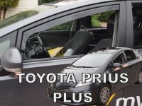 Protiprůvanové plexi, ofuky oken Toyota Prius Plus 5D 2017r => predné 
