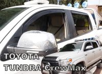 Protiprůvanové plexi, ofuky oken Toyota Tundra Crewmax 4D 2014r =>, 4ks predné + zadné
