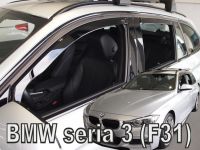 Protiprievanové plexi, deflektory okien BMW serie 3 F31 5D 2012R => combi, sada predné + zadné HDT