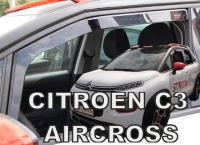 Plexi, ofuky bočních skel Citroen C3 Aircross 5D 2017r =>, přední HDT