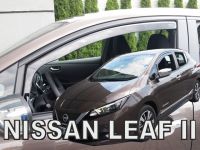 Protiprůvanové plexi, ofuky oken Nissan Leaf 5D 2017r =>, 2ks predné HDT