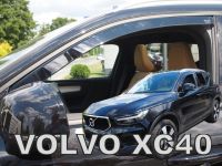 Protiprůvanové plexi, ofuky oken Volvo XC40 5D 2018R =&gt;, 2ks prředné