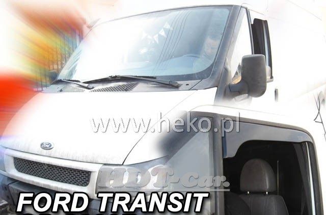 Plexi, deflektory bočných skiel Ford Transit 2D 85-2000r skrátenej deflektory OPK HDT
