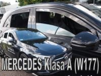 Protiprůvanové plexi, ofuky oken Mercedes Benz A W177 5D htb 2018r =>, 4ks predné + zadné