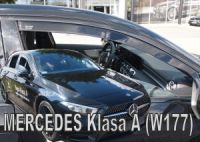 Protiprůvanové plexi, ofuky oken Mercedes A W177 5D 2018r =>, 2ks předné