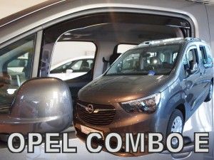 Protiprievanové plexi, deflektory okien Opel Combo E 2018r =>, 2ks přední HDT