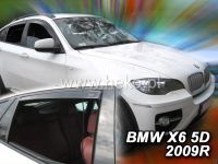 Plexi, ofuky BMW X6 5D 2008 => + zadní HDT